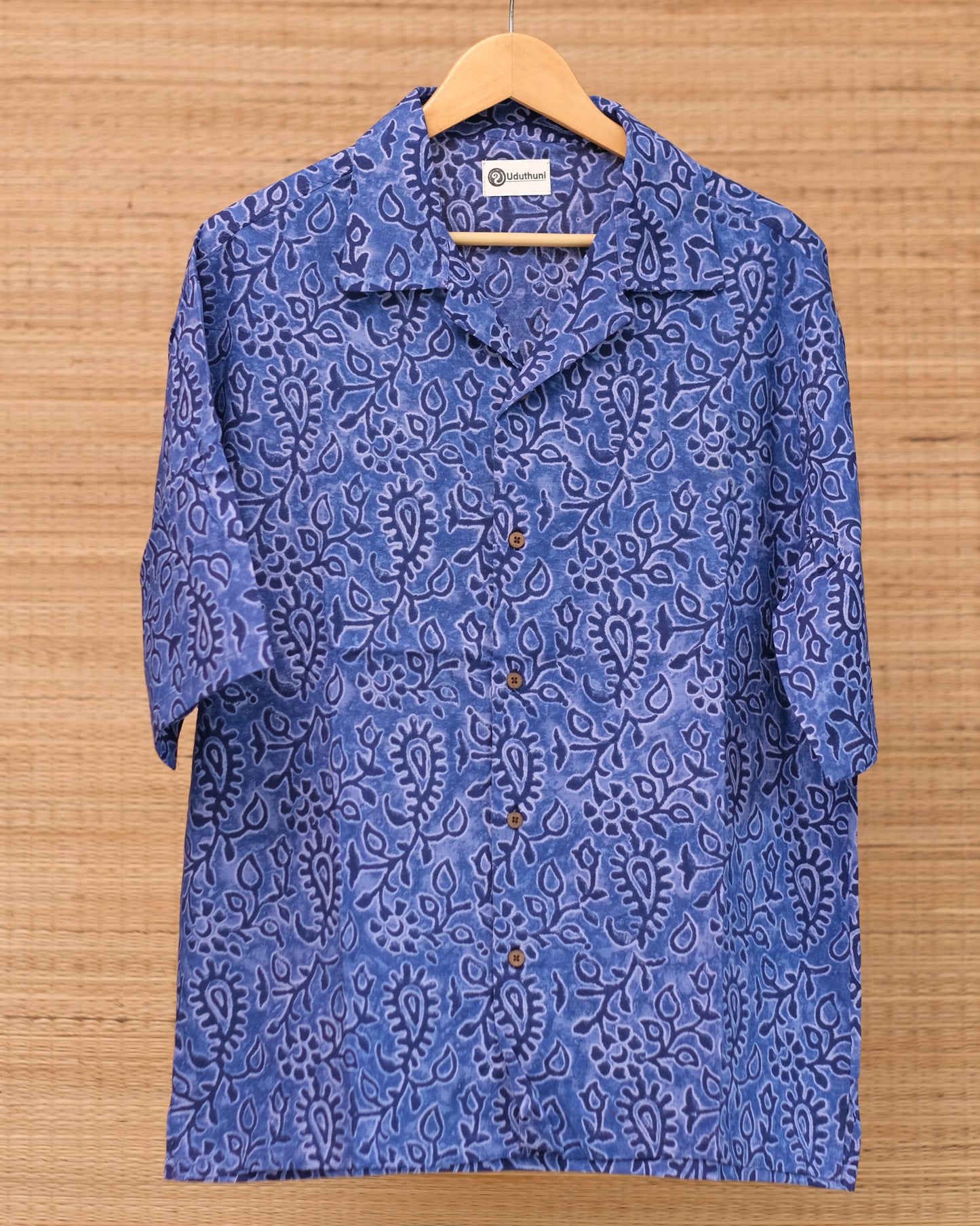 Hand Printed Half Sleeve Cotton Shirt