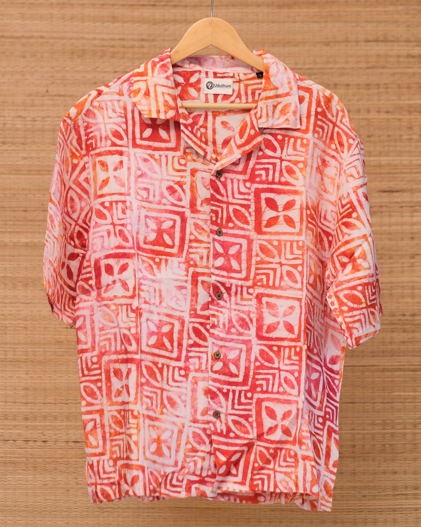 Hand Printed Half Sleeve Cotton Shirt