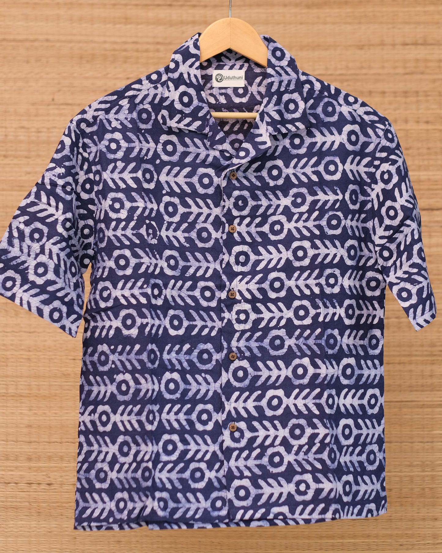 Hand Printed Half Sleeve Cotton Shirt