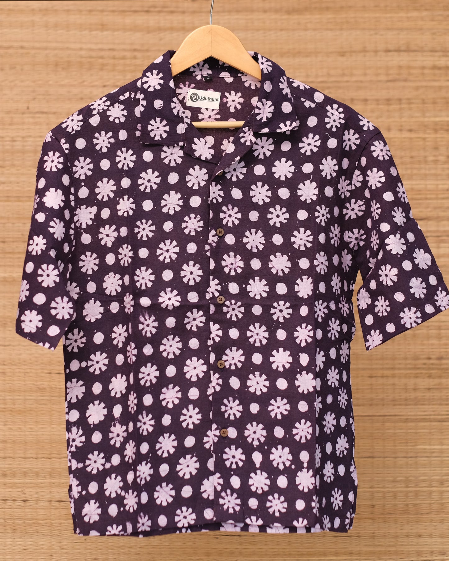 Hand Printed Half Sleeve Cotton Shirt