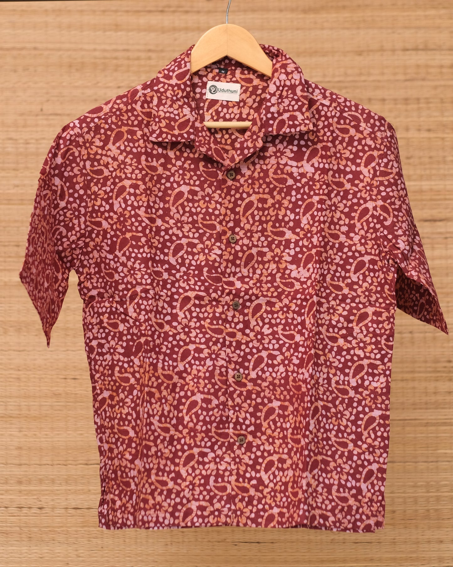 Hand Printed Half Sleeve Cotton Shirt