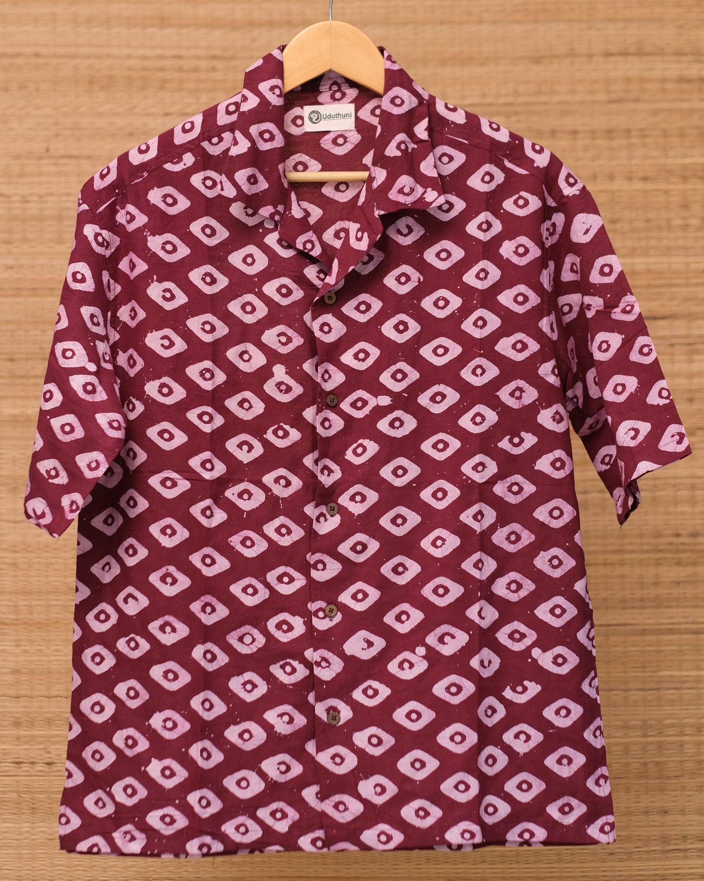 Hand Printed Half Sleeve Cotton Shirt