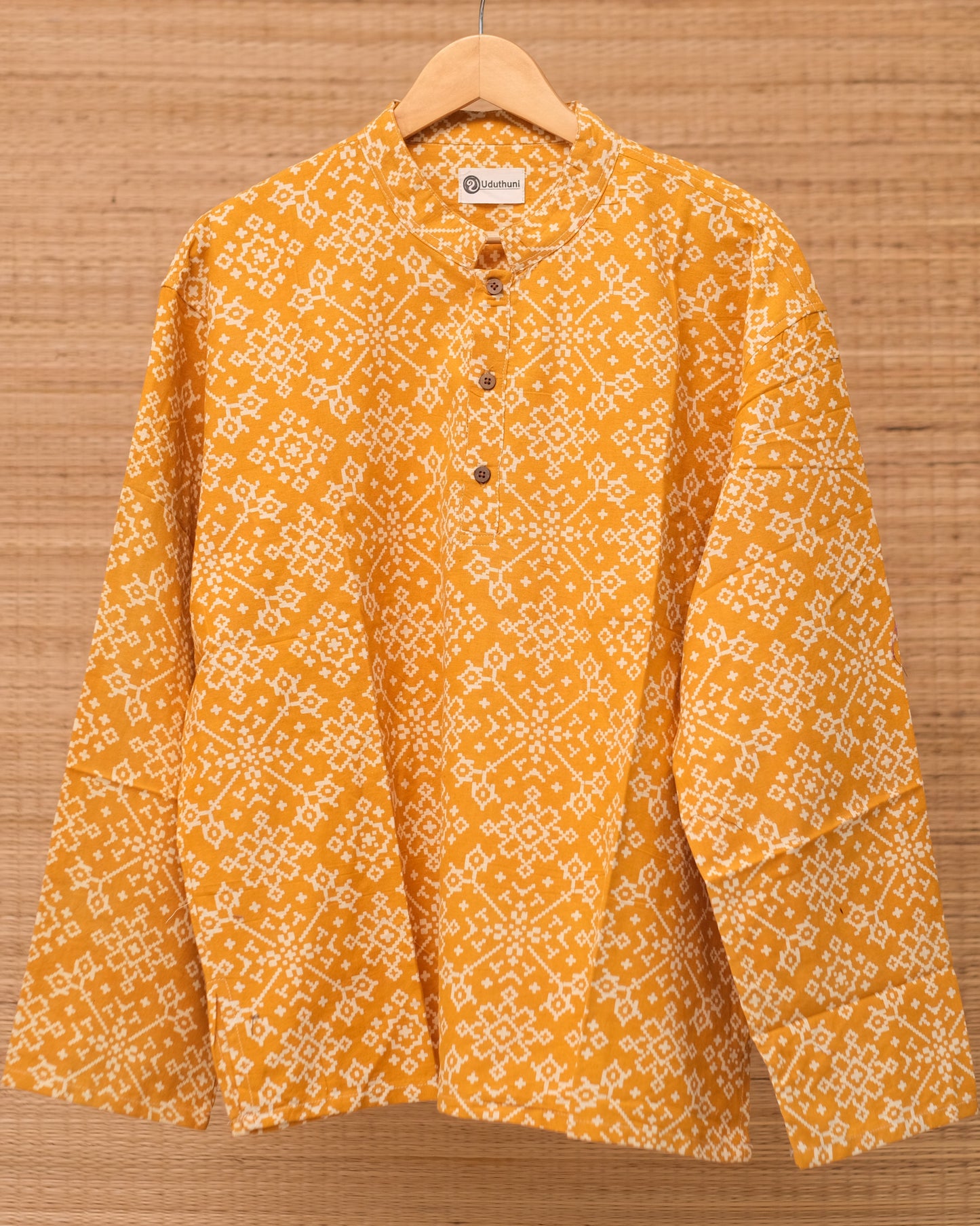 Hand Printed full Sleeve Cotton kurtas