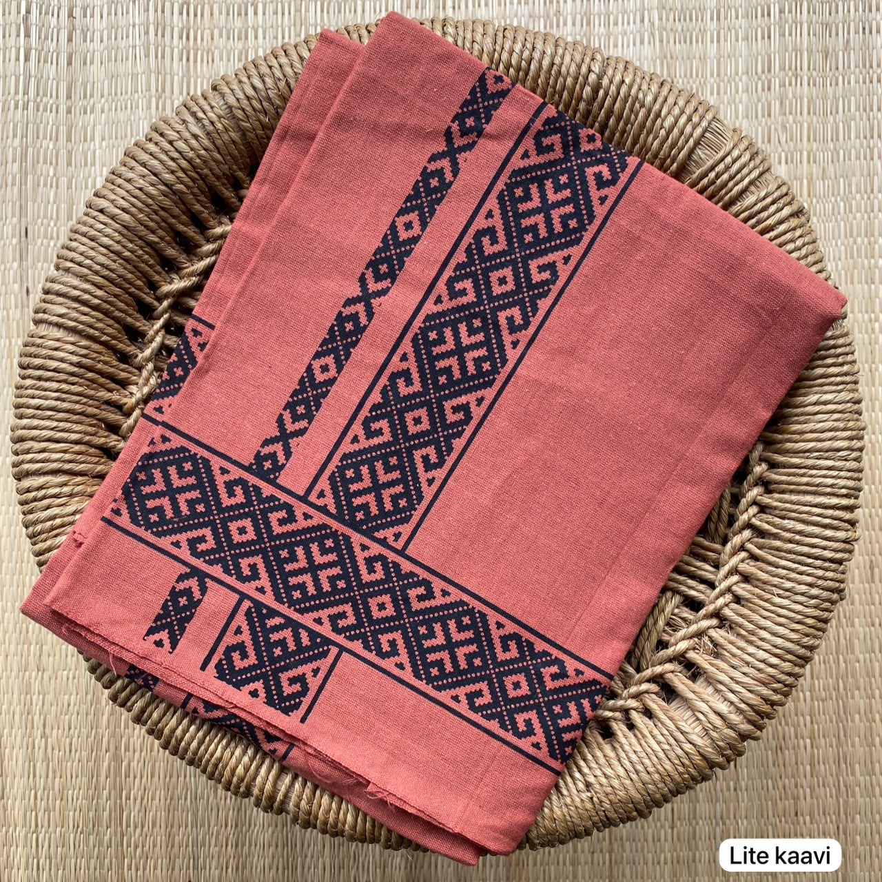 Printed Cotton Dhoti 324