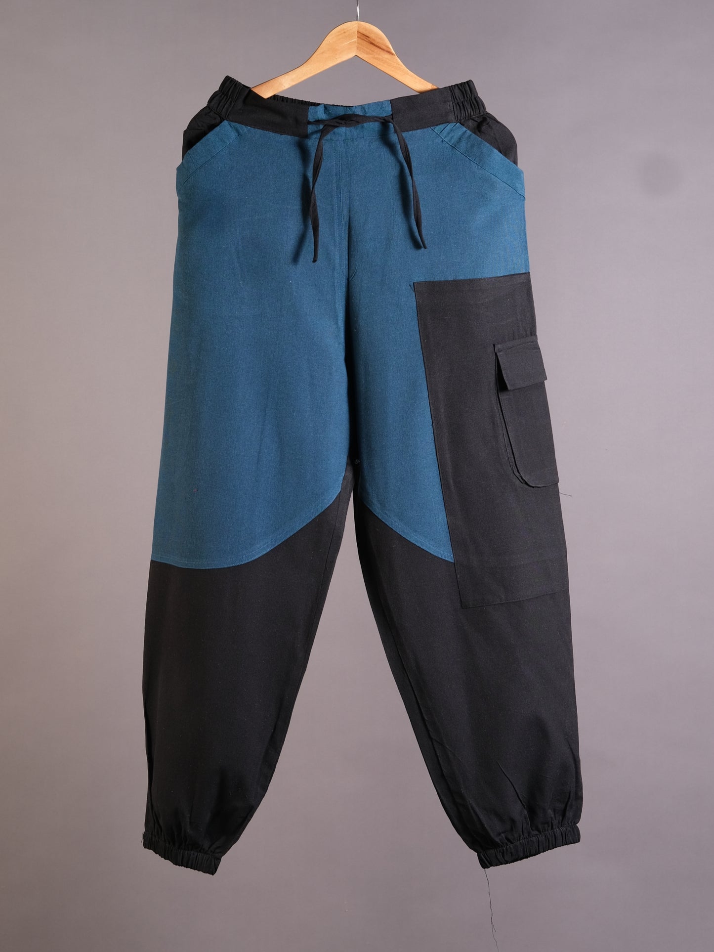 Hoppers Malaricuz Unisex Freesize Pants | Double Colors | Blue & Black