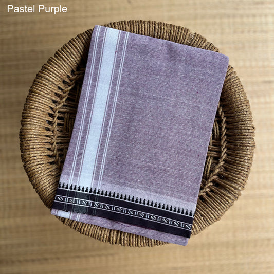 Colour Mundu வண்ண வேஷ்டி Pastel Purple