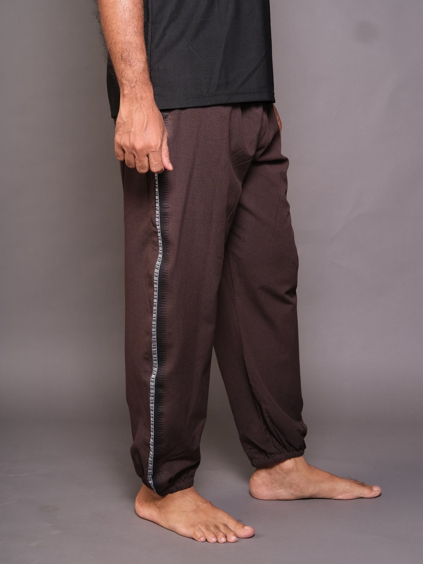 Dhoti Harem Pants | Free-size Unisex & Unique Design | Coffee Brown