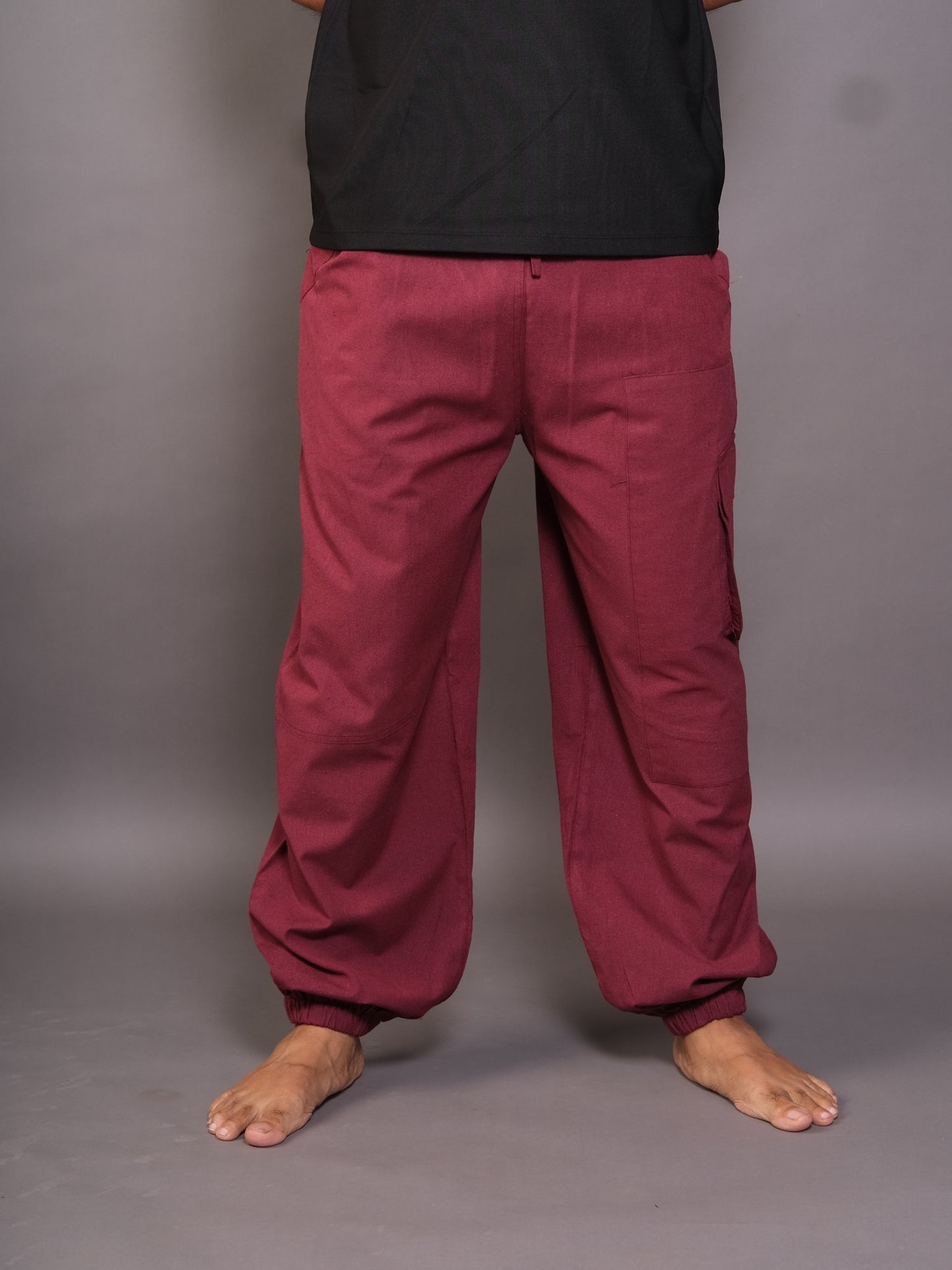 Hoppers Malaricuz Unisex Freesize Pants | Plain Colors | Maroon