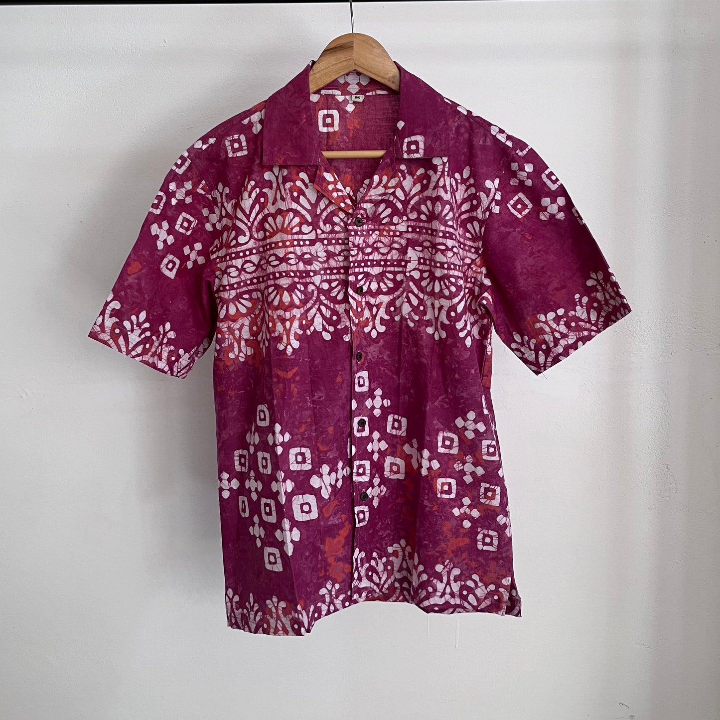 Batik Handprinted Cotton Half Sleeve Shirts