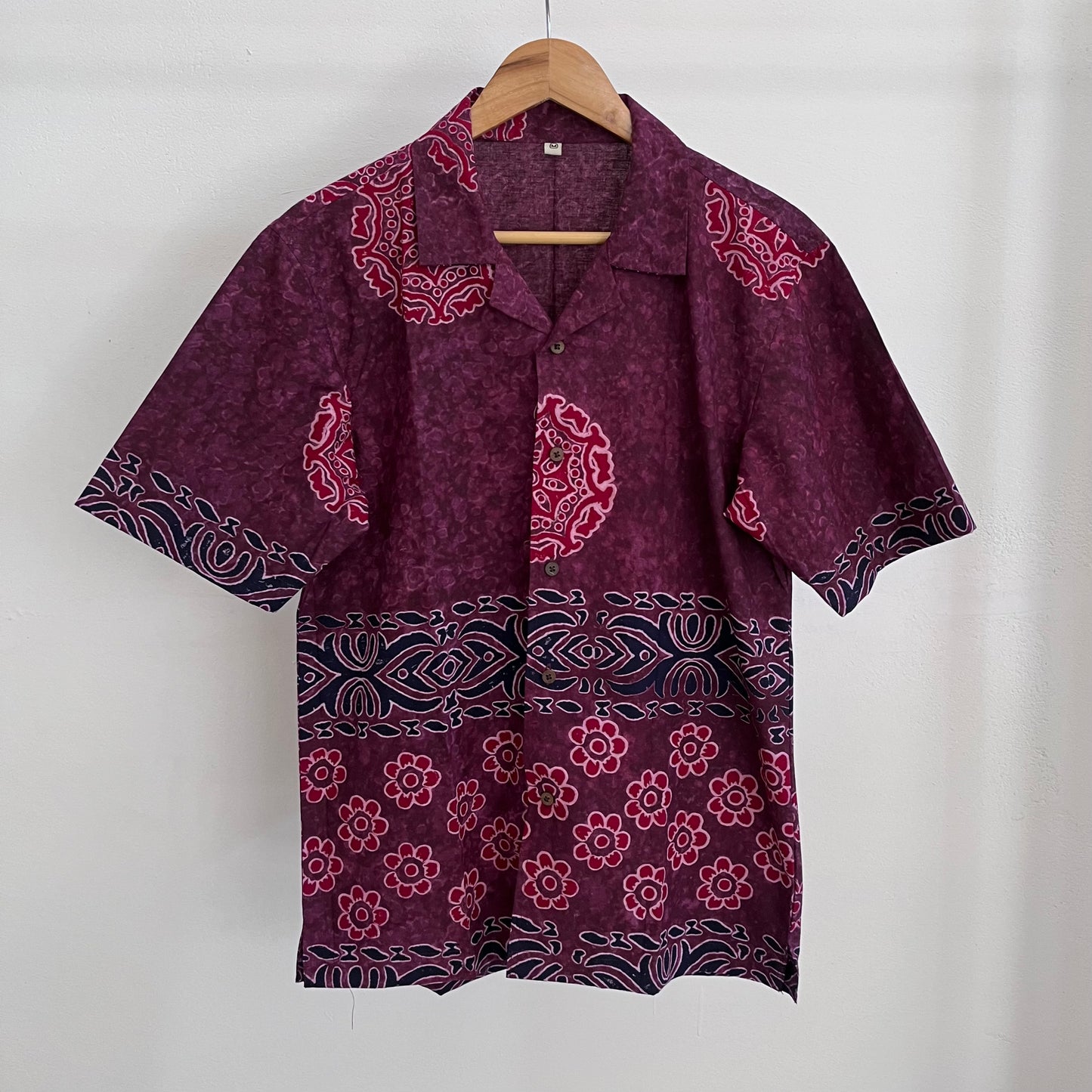 Batik Handprinted Cotton Half Sleeve Shirts