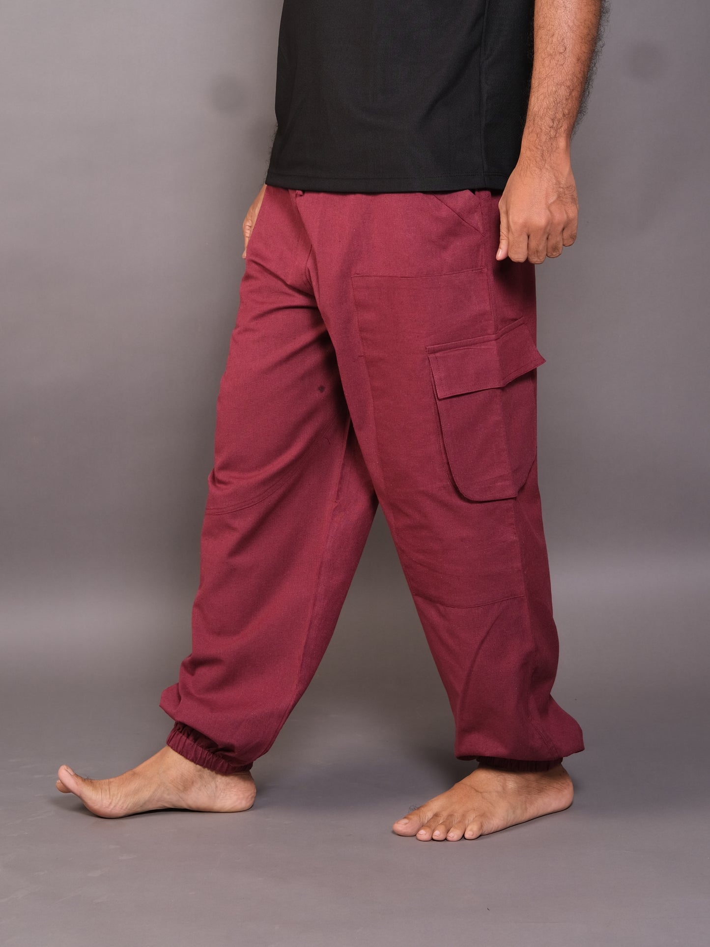 Hoppers Malaricuz Unisex Freesize Pants | Plain Colors | Maroon