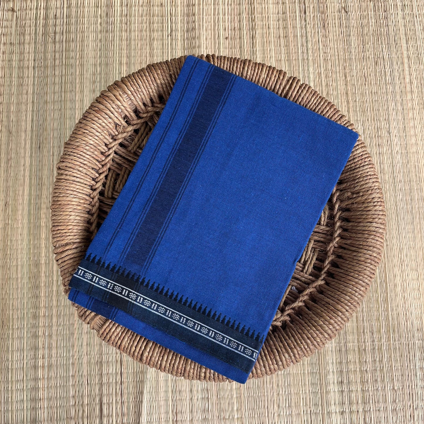 Colour Mundu வண்ண வேஷ்டி Royal Blue