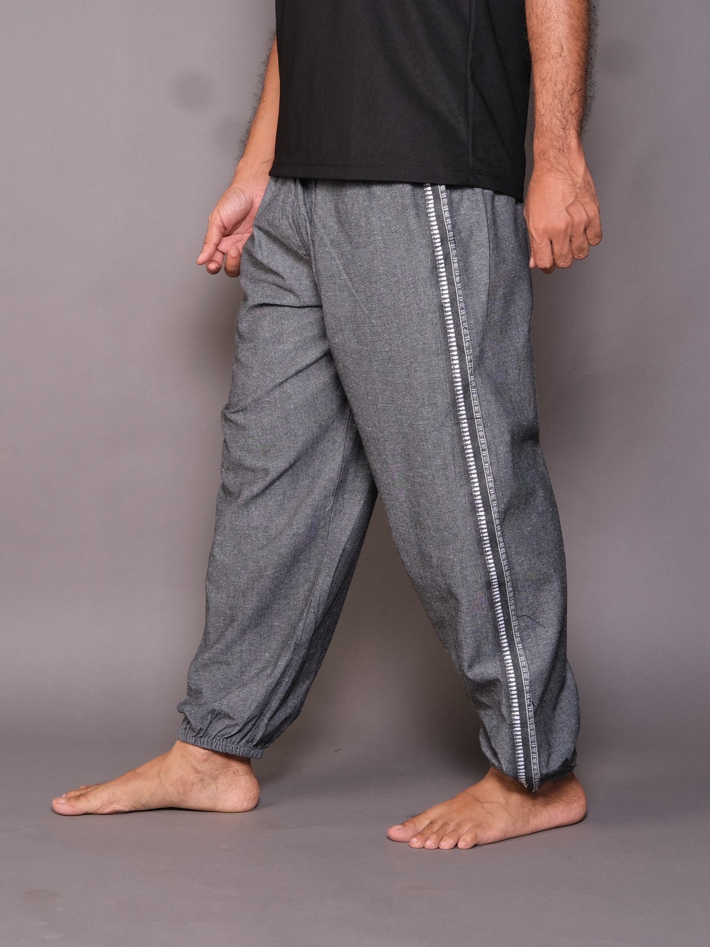 Dhoti Harem Pants | Free-size Unisex & Unique Design | Ash Color