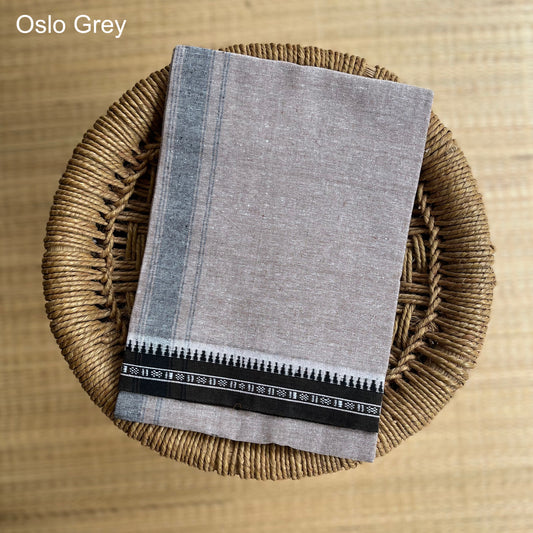 Colour Mundu வண்ண வேஷ்டி Oslo Grey