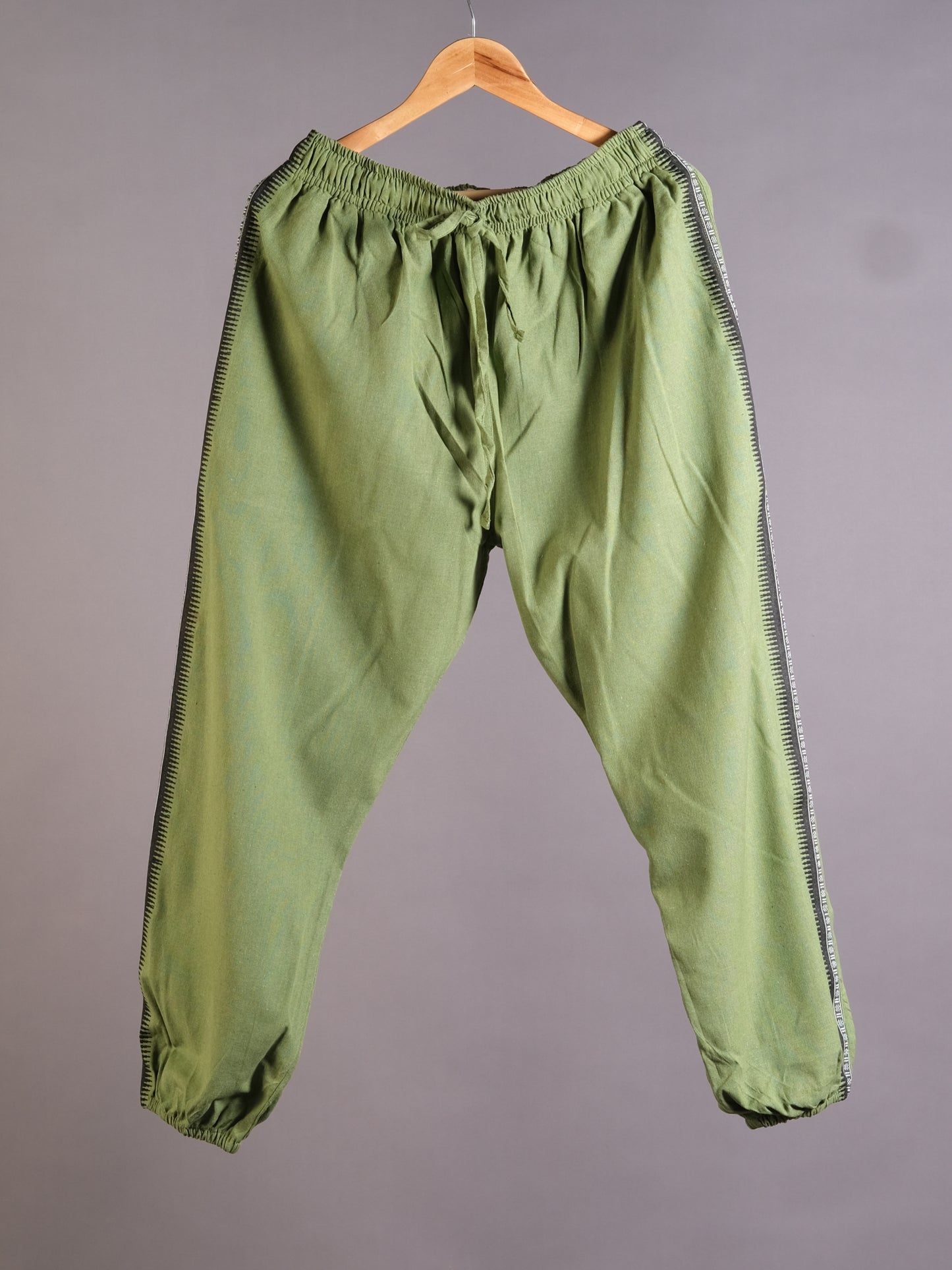 Dhoti Harem Pants | Free-size Unisex & Unique Design | Bird Green