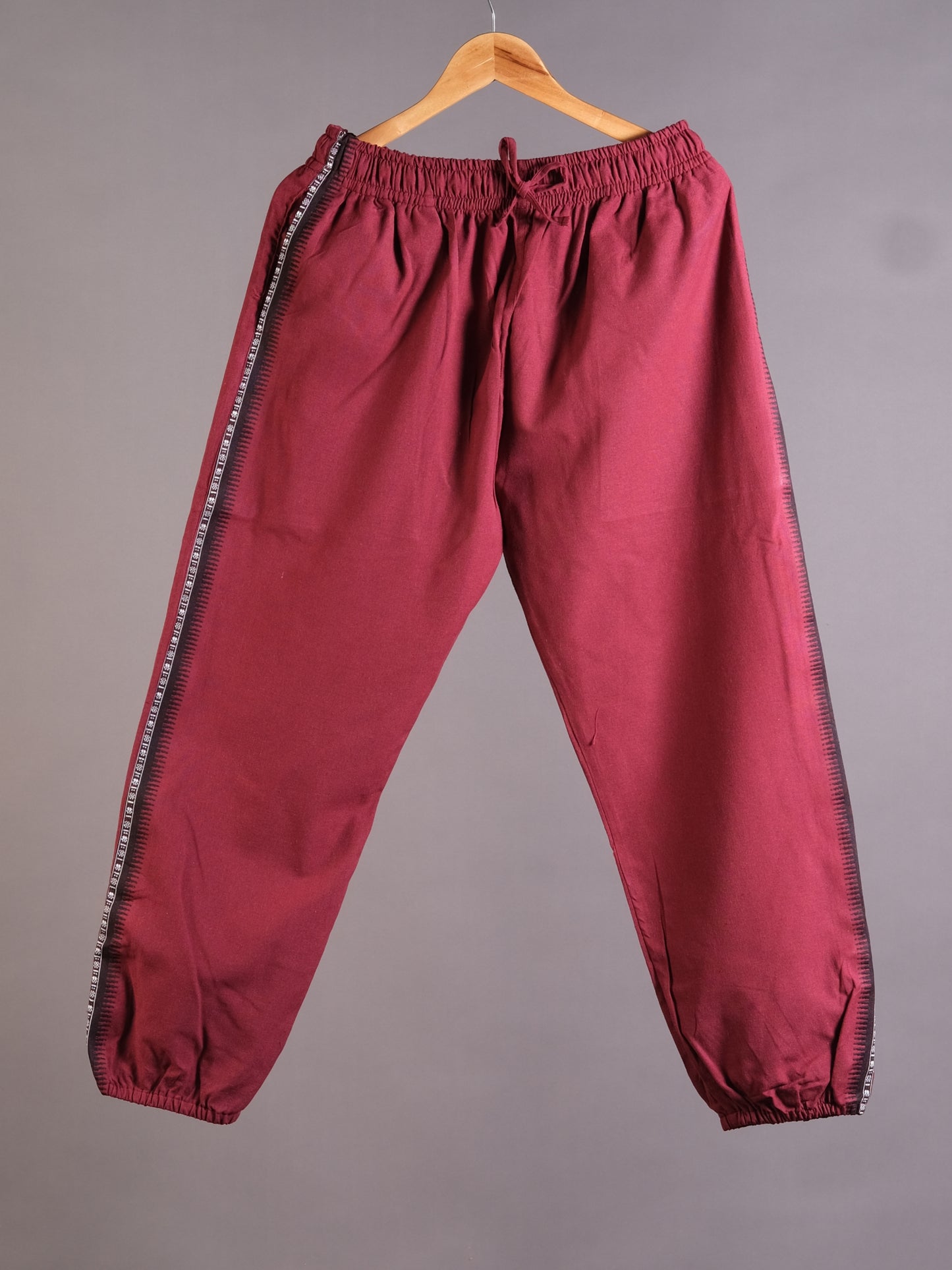 Dhoti Harem Pants | Free-size Unisex & Unique Design | Maroon