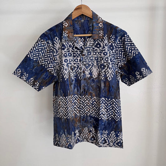 Batik Handprinted Cotton Half Sleeve Shirts