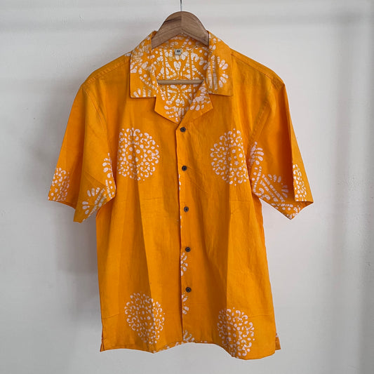 Batik Handprinted Cotton Half Sleeve Shirts