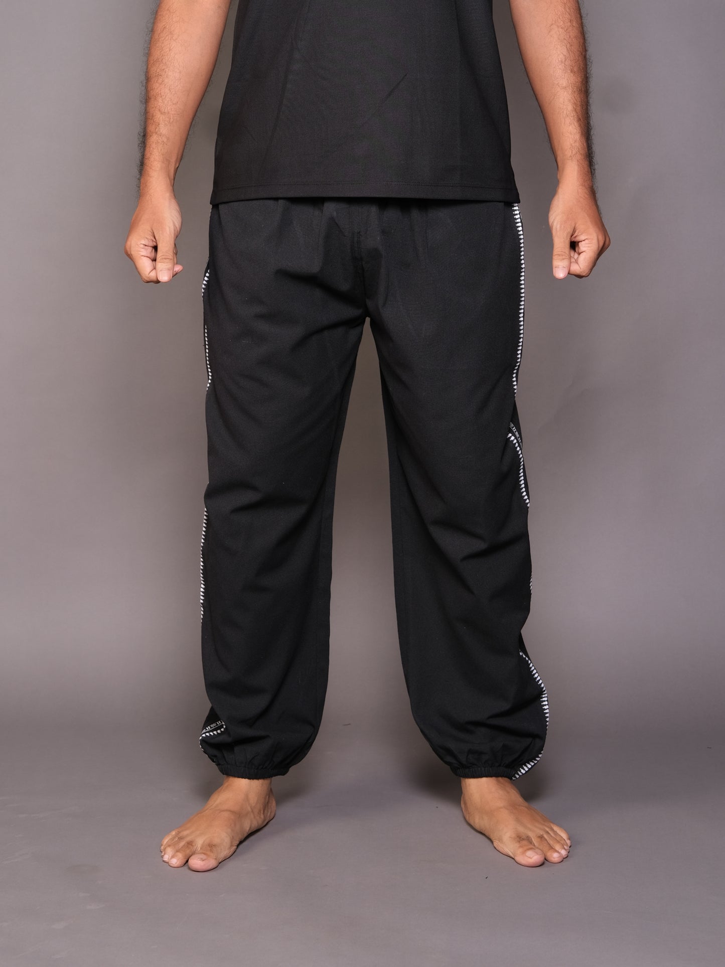 Dhoti Harem Pants | Free-size Unisex & Unique Design | Black