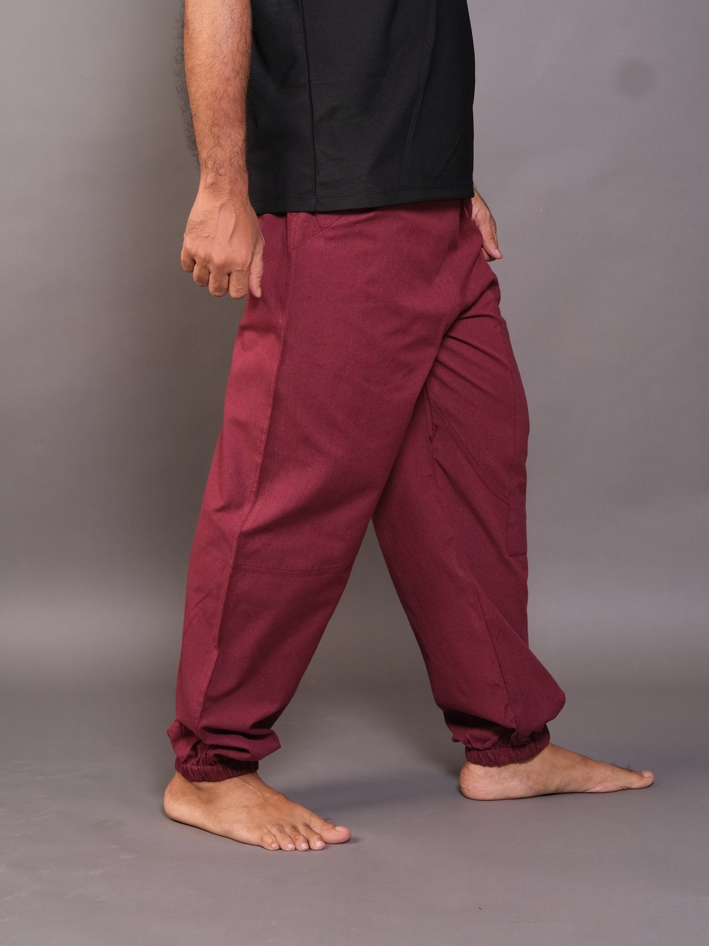 Hoppers Malaricuz Unisex Freesize Pants | Plain Colors | Maroon