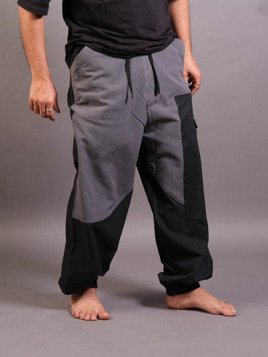 Hoppers Malaricuz Unisex Freesize Pants | Double Colors | Grey & Black