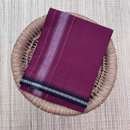 Colour Mundu வண்ண வேஷ்டி (Maroon)