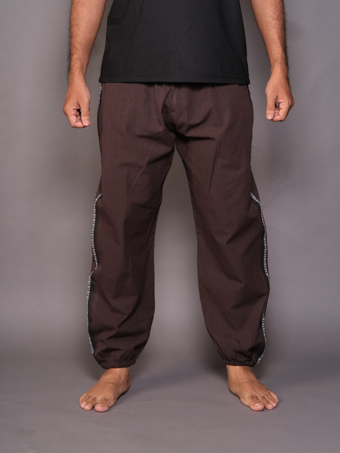 Dhoti Harem Pants | Free-size Unisex & Unique Design | Coffee Brown