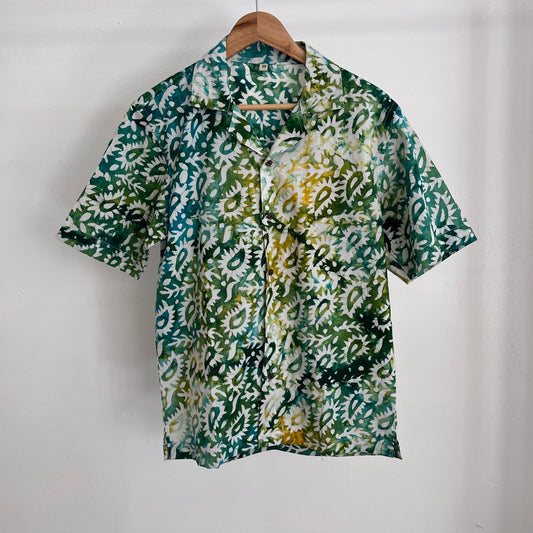 Batik Handprinted Cotton Half Sleeve Shirts