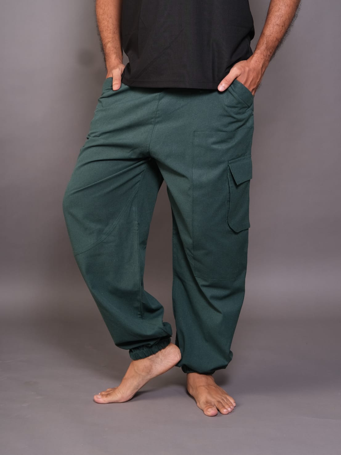 Hoppers Malabaricuz Unisex Freesize Pants | Double Colors | Plain Colors |
