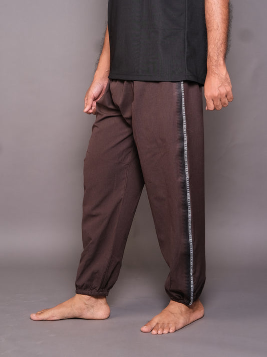 Dhoti Harem Pants | Free-size Unisex & Unique Design | Coffee Brown