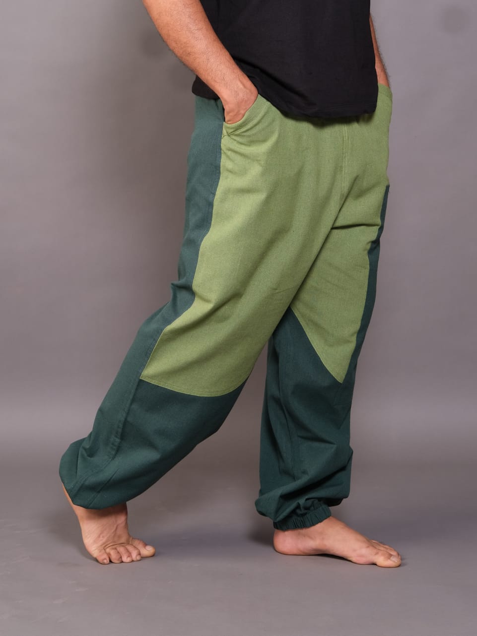 Hoppers Malabaricuz Unisex Freesize Pants | Double Colors | Plain Colors |