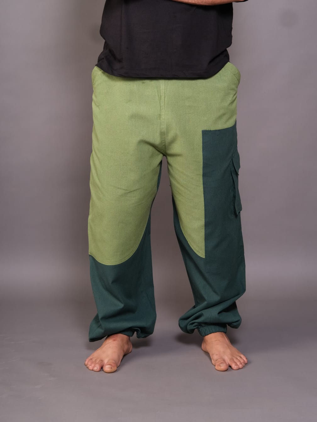 Hoppers Malabaricuz Unisex Freesize Pants | Double Colors | Plain Colors |