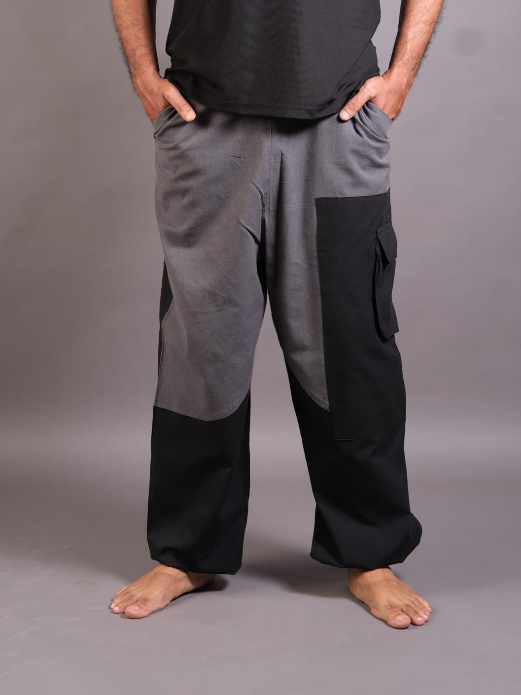 Hoppers Malabaricuz Unisex Freesize Pants | Double Colors | Plain Colors |