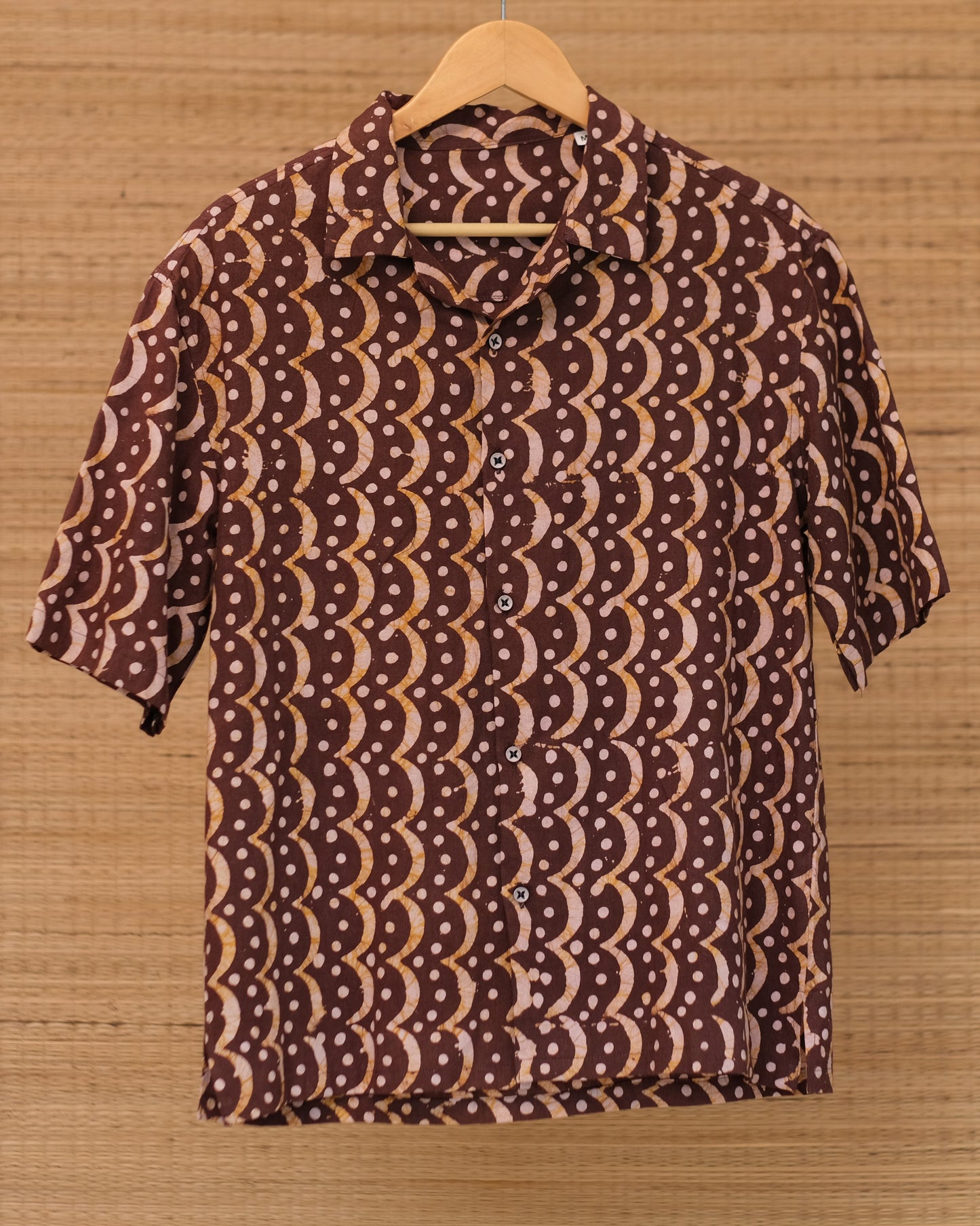 Hand Printed Half Sleeve Cotton Shirt