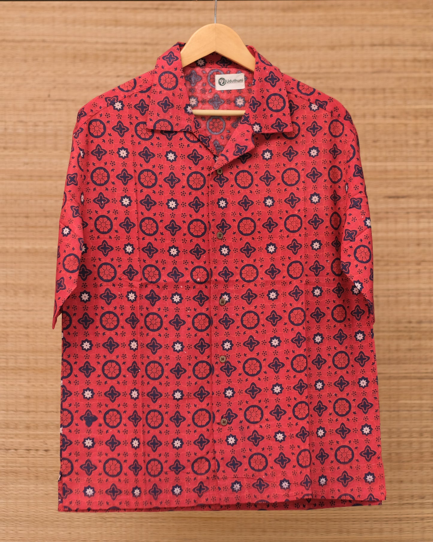 Hand Printed Half Sleeve Cotton Shirt