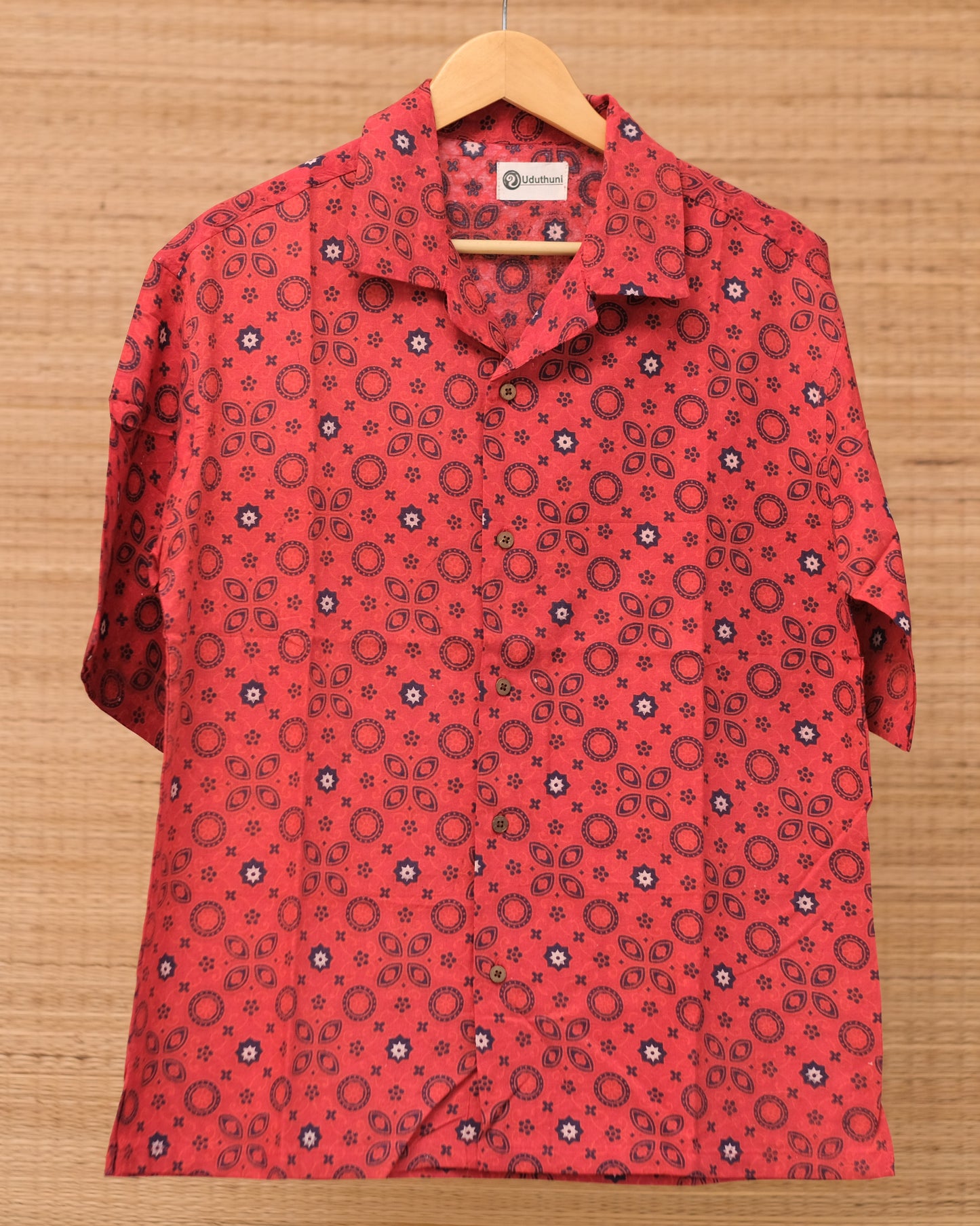 Hand Printed Half Sleeve Cotton Shirt