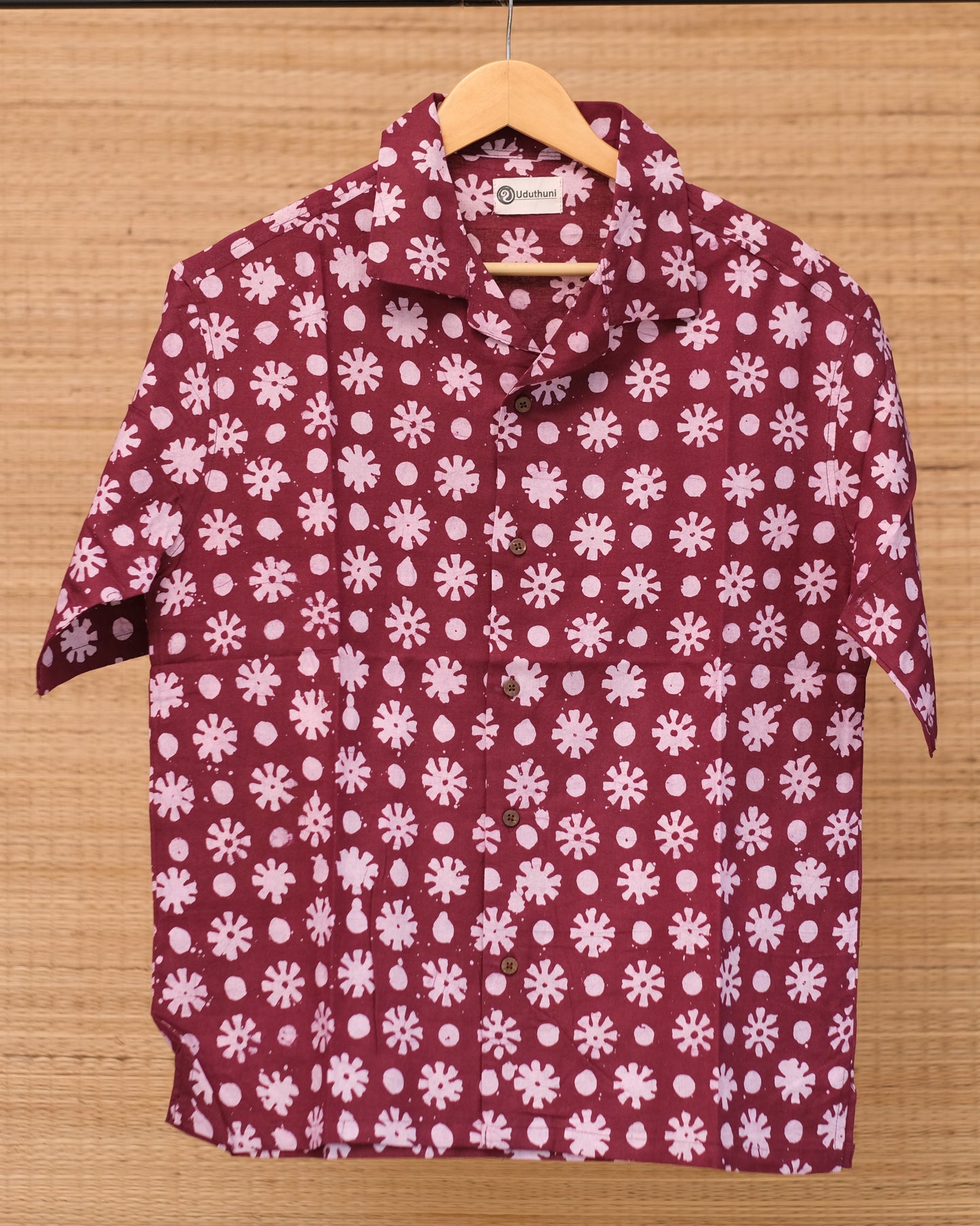 Hand Printed Half Sleeve Cotton Shirt