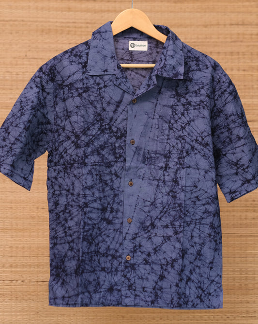 Hand Printed Half Sleeve Cotton Shirt