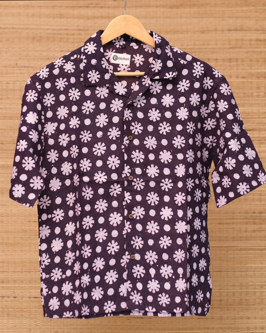 Hand Printed Half Sleeve Cotton Shirt