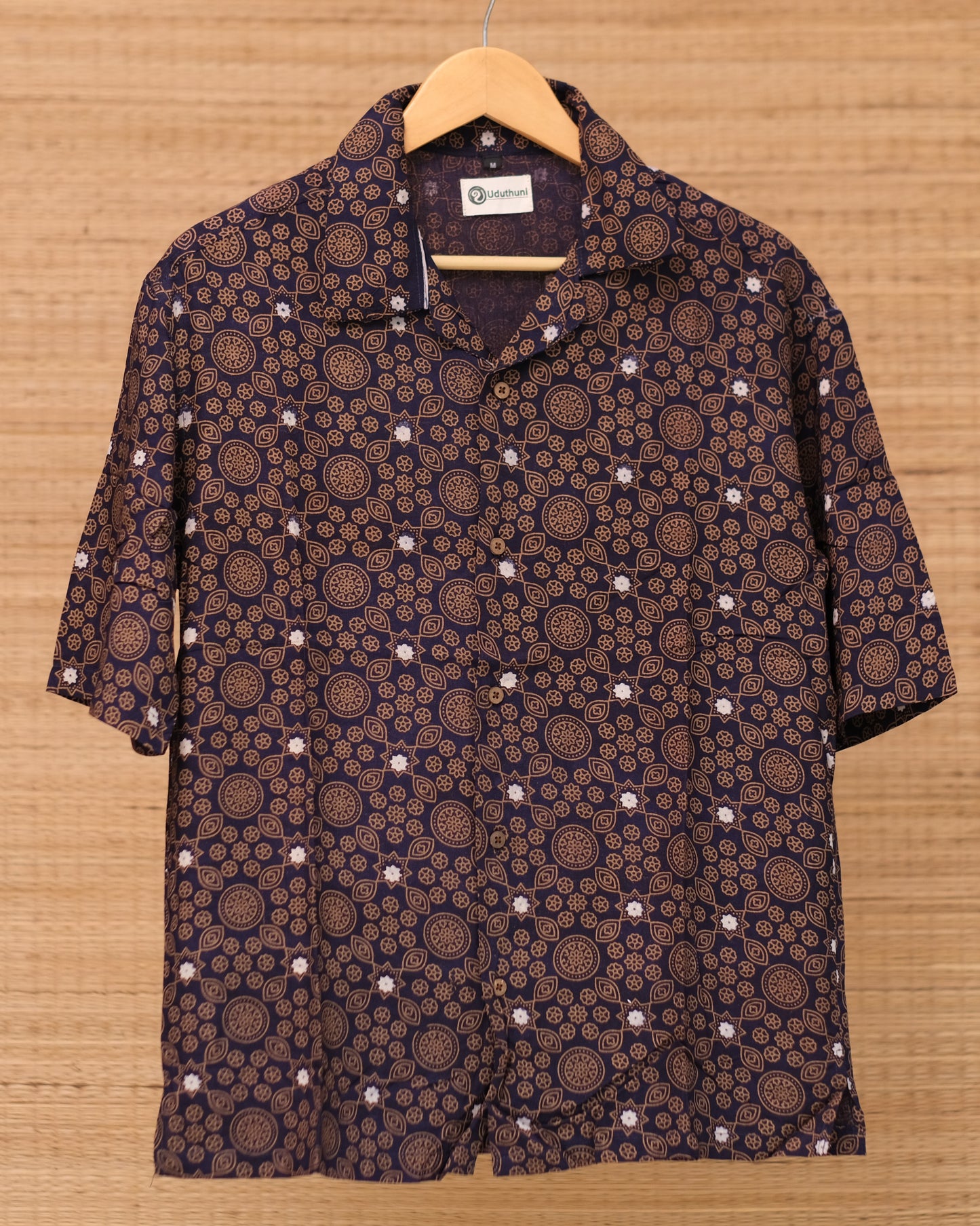 Hand Printed Half Sleeve Cotton Shirt