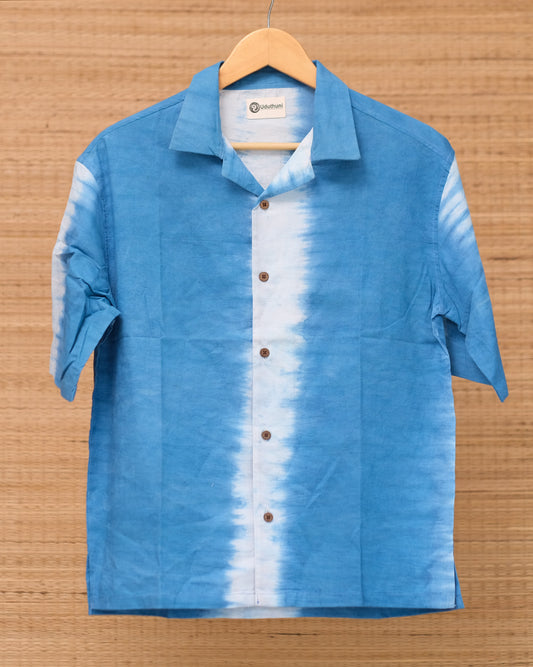 Hand Printed Half Sleeve Cotton Shirt