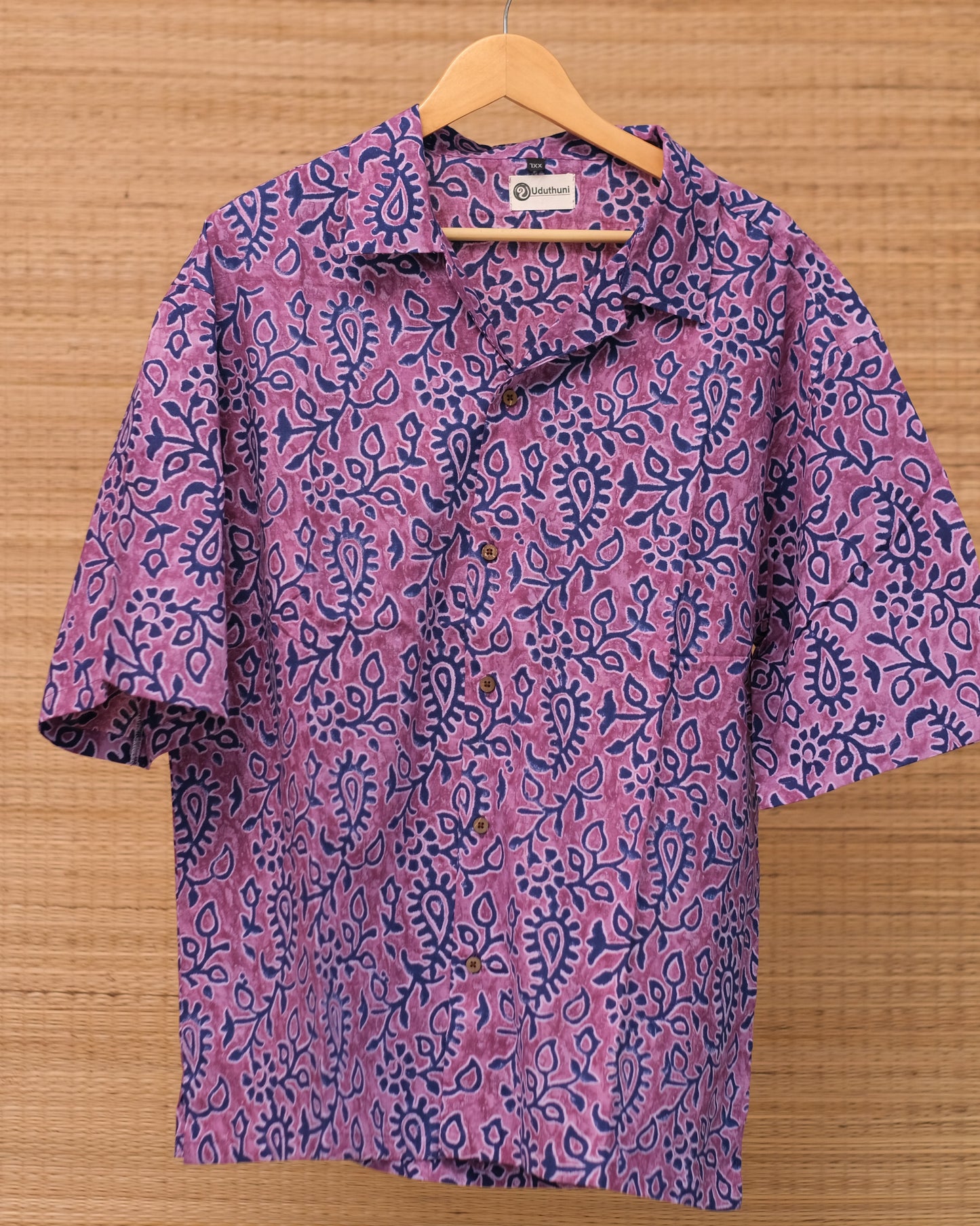 Hand Printed Half Sleeve Cotton Shirt