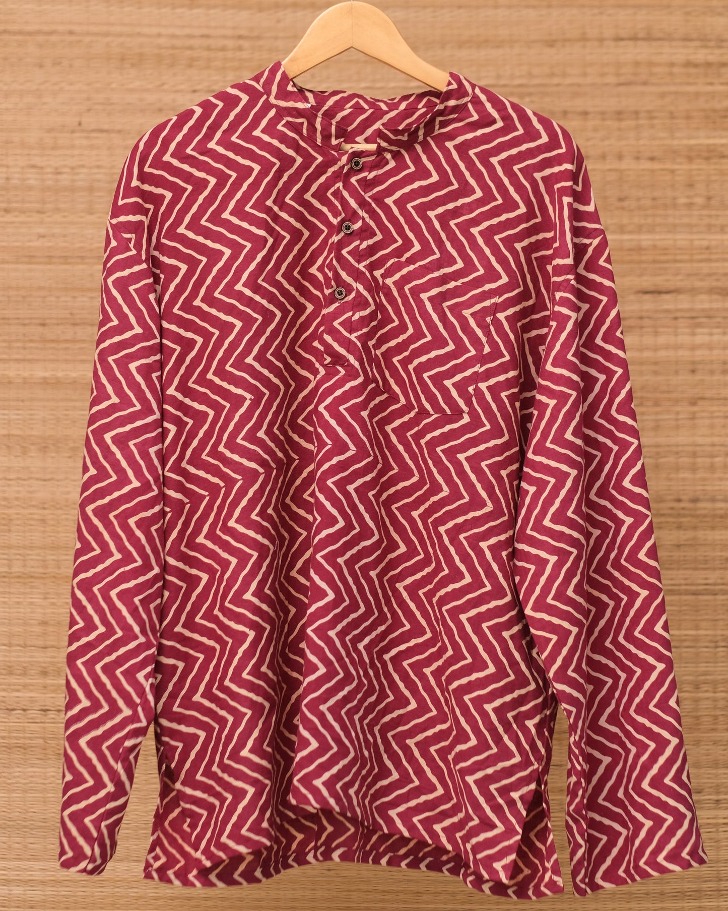 Hand Printed full Sleeve Cotton kurtas