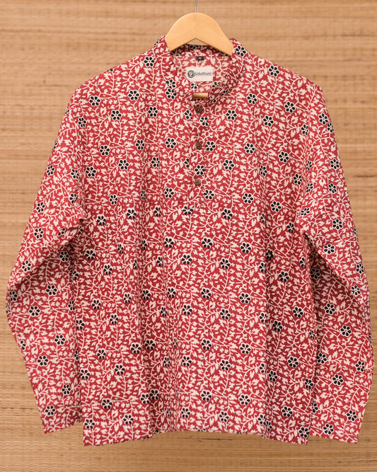 Hand Printed full Sleeve Cotton kurtas