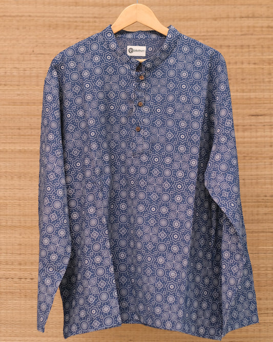 Hand Printed full Sleeve Cotton kurtas