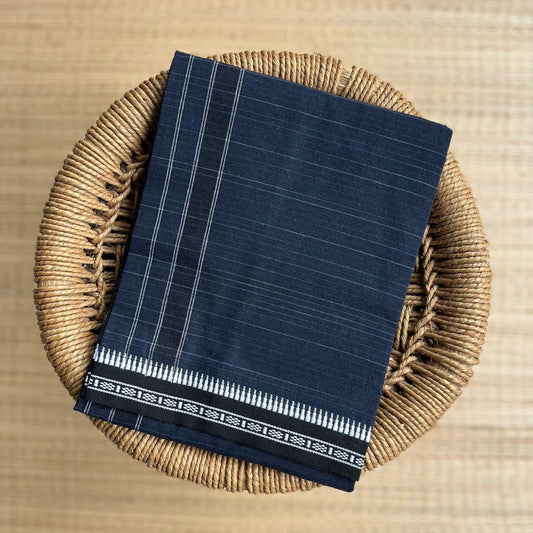 Special Colour Mundu/ வேஷ்டி (Dark Blue)