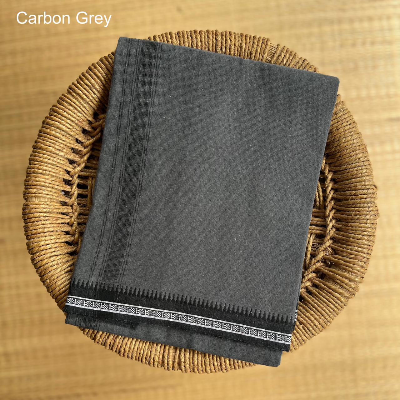 Colour Mundu வண்ண வேஷ்டி (carbon grey)250