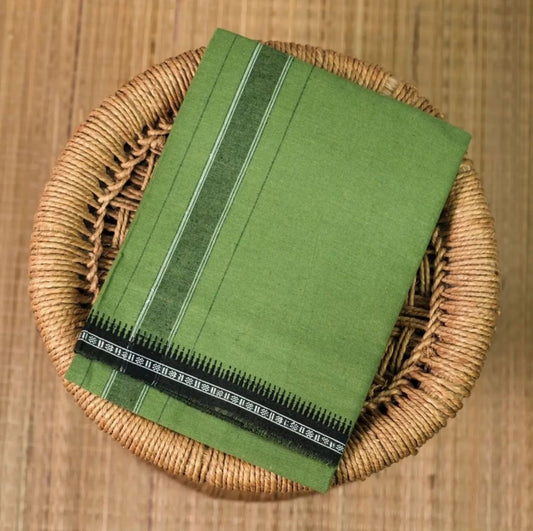 Colour Mundu வண்ண வேஷ்டி Green