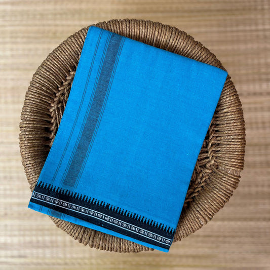 Colour Mundu வண்ண வேஷ்டி (Sky Blue)