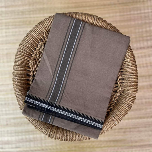 Special Color Mundu / வேஷ்டி (Off Brown) 300